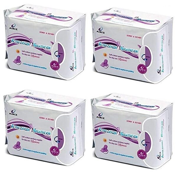 Airiz Active Oxygen & Negative Ion Sanitary Napkin For Night use-Relax